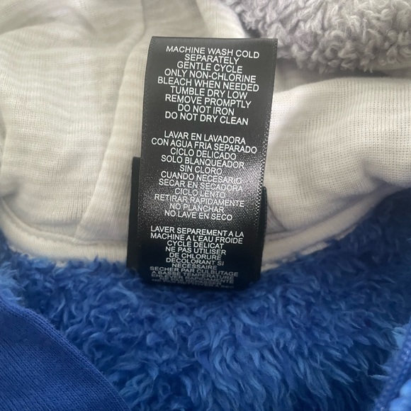 NWOT Florida Gators Game Nap Teddy Fleece Bunting Full-Zip Sleeper - Royal/Gray - Picture 5 of 6